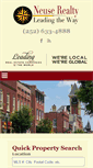 Mobile Screenshot of neuserealty.com